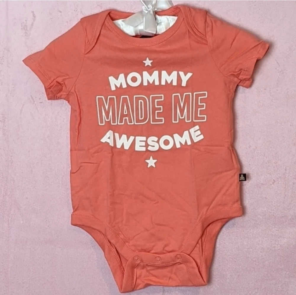 Gap Mommy Made Me Awesome Brannan's Favorites One Piece Bodysuit 12-18 Months